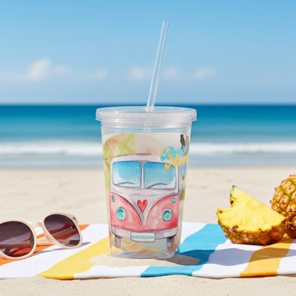 Beach Please Tumbler -16oz