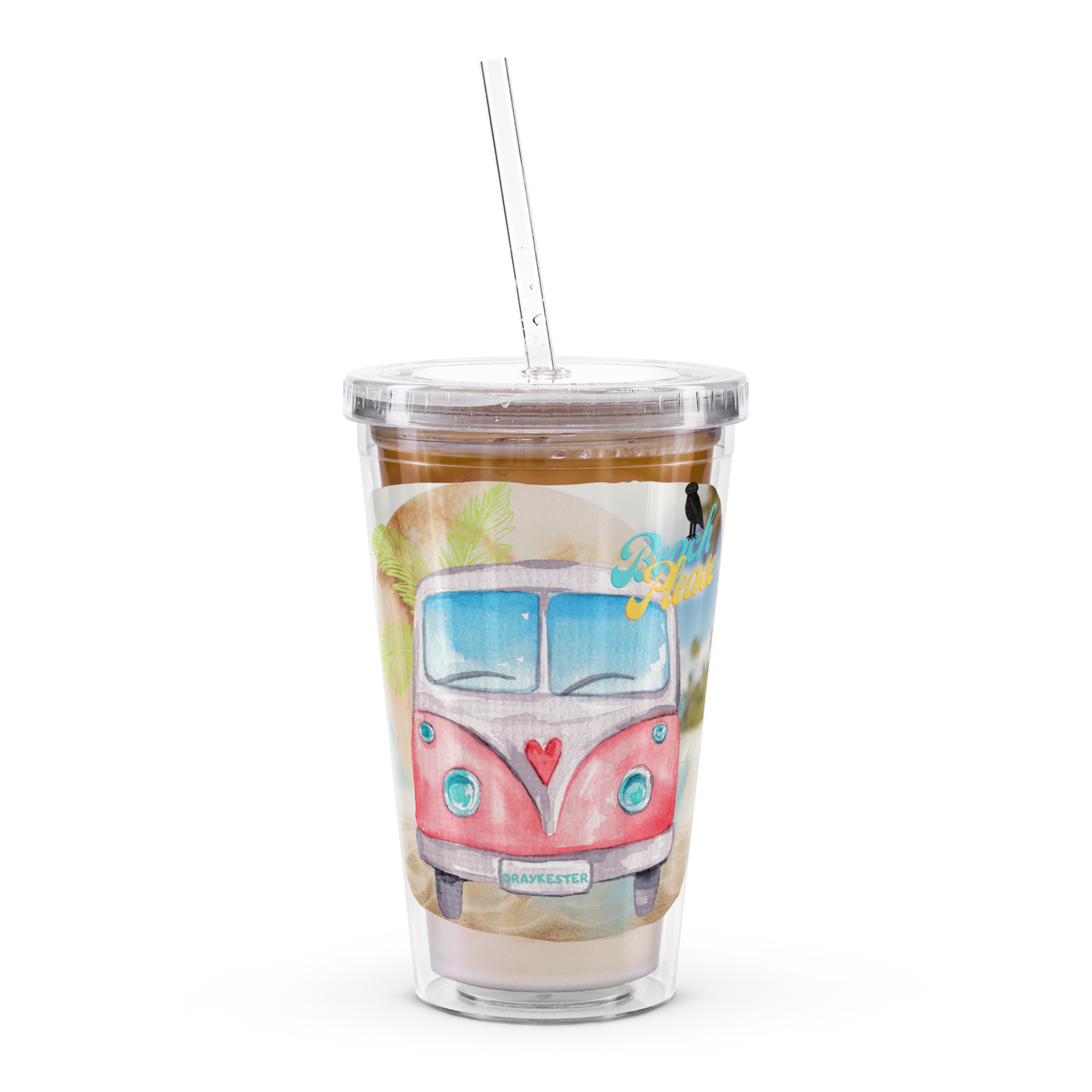 Beach Please Tumbler -16oz