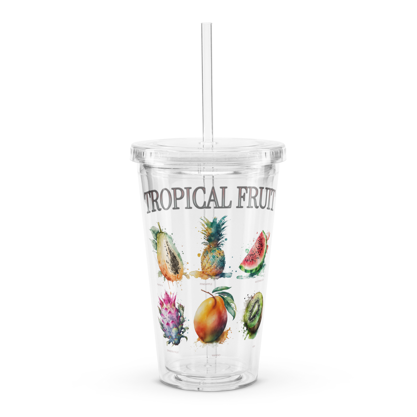 Tropical Fruit Tumbler -16oz