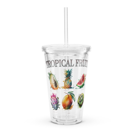 Tropical Fruit Tumbler -16oz