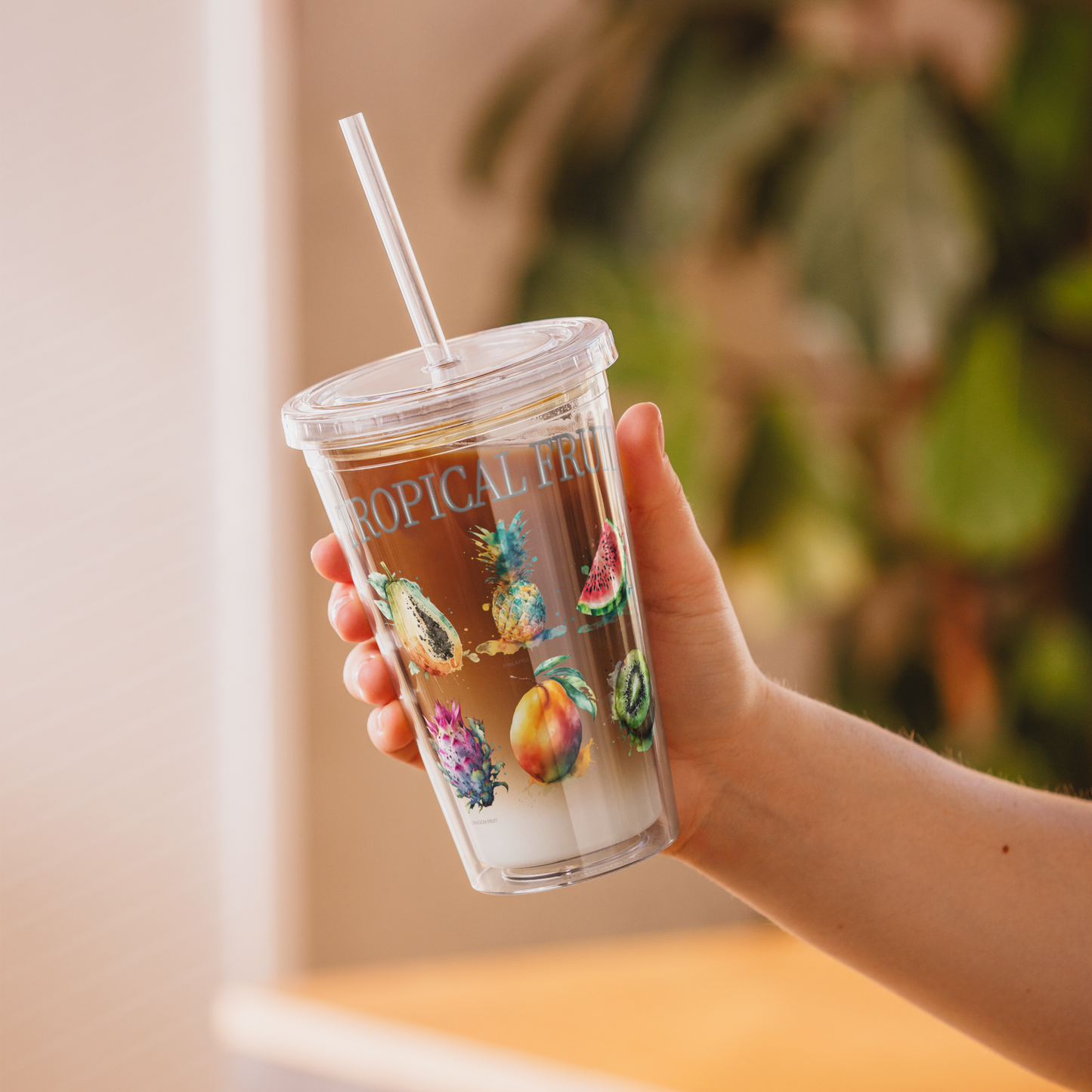 Tropical Fruit Tumbler -16oz