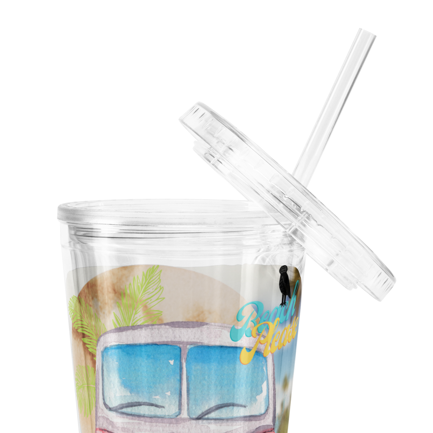 Beach Please Tumbler -16oz