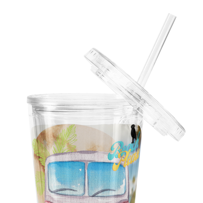 Beach Please Tumbler -16oz