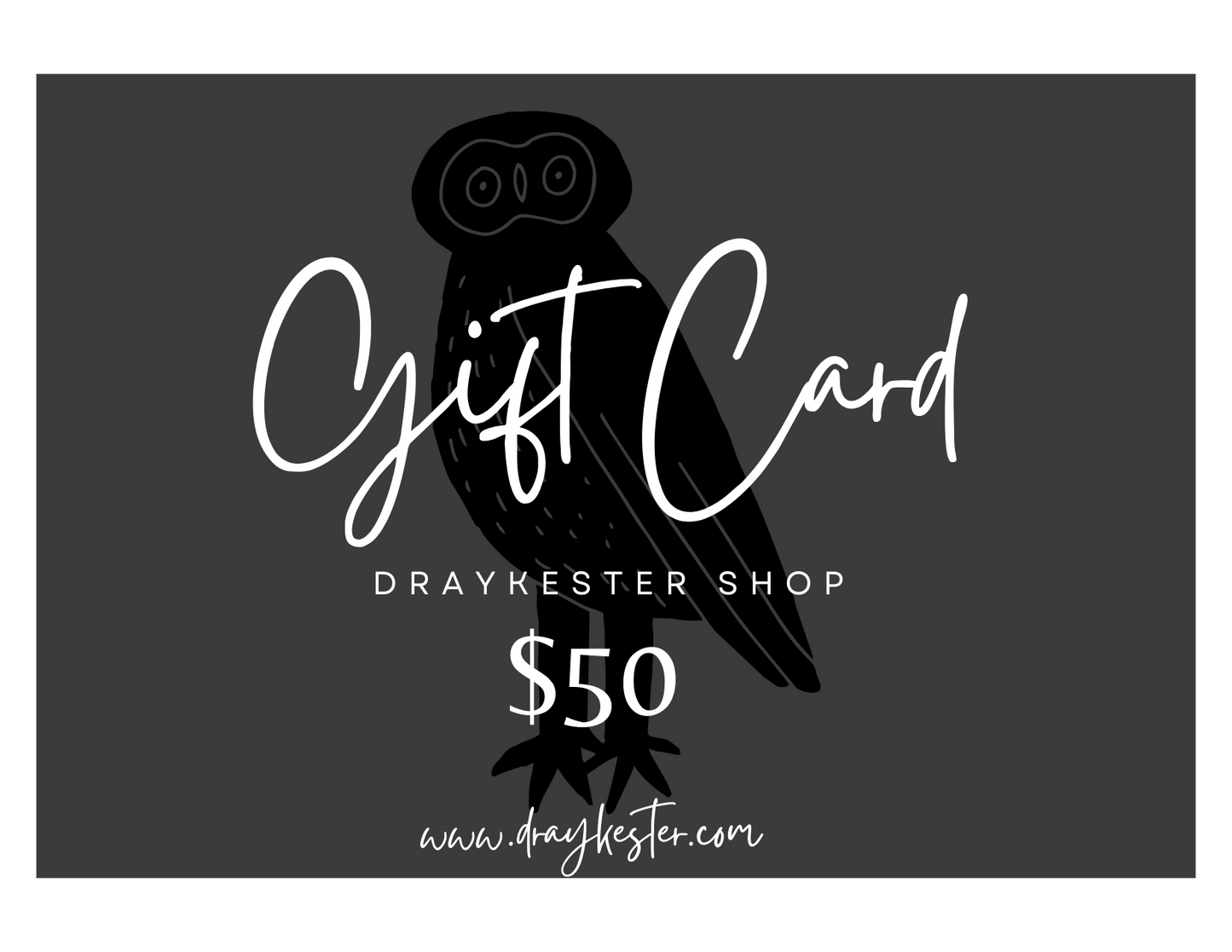 Draykester Shop Gift Card